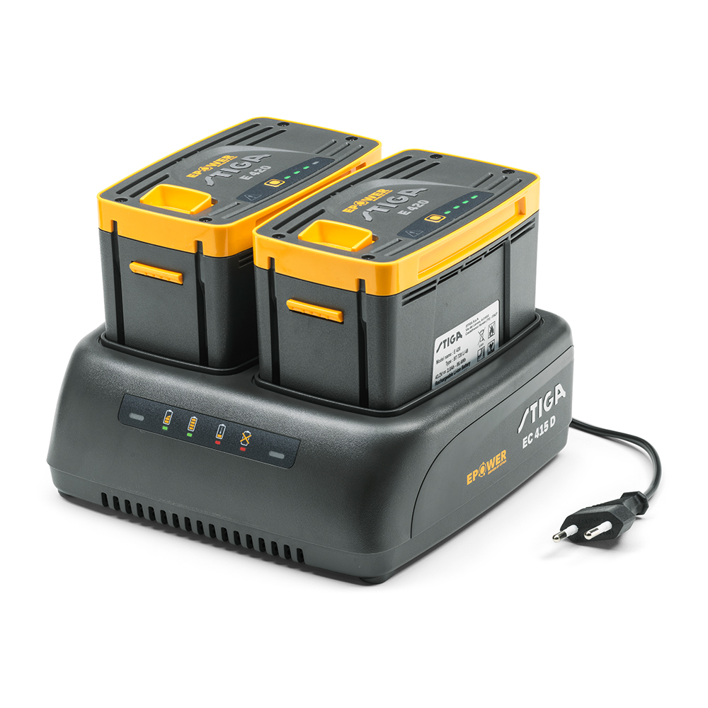 Produktabbildung: STIGA - Standard-Doppelladegerät E-Power EC 415 D